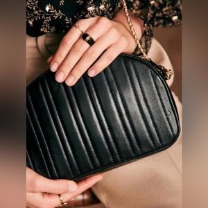 Sezane Black Dean Bag